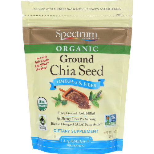 Spectrum Essentials Chia Seed Ground - 10 Ounce - 1 Count