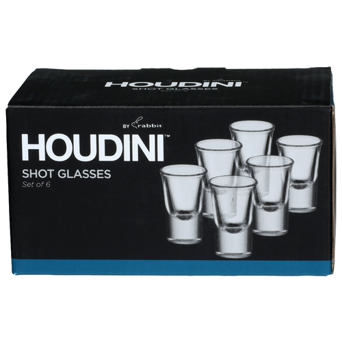 Houdini By Rabbit Shot Glasses - 6 Count