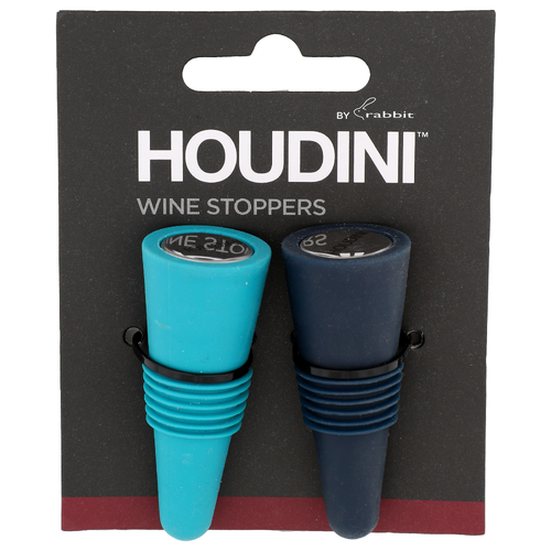 Houdini By Rabbit Wine Stoppers - 2 Count