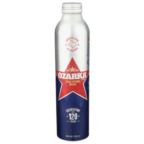 Ozarka Brand Spring Water Aluminum - 25 Fluid Ounce Image 1 of 2
