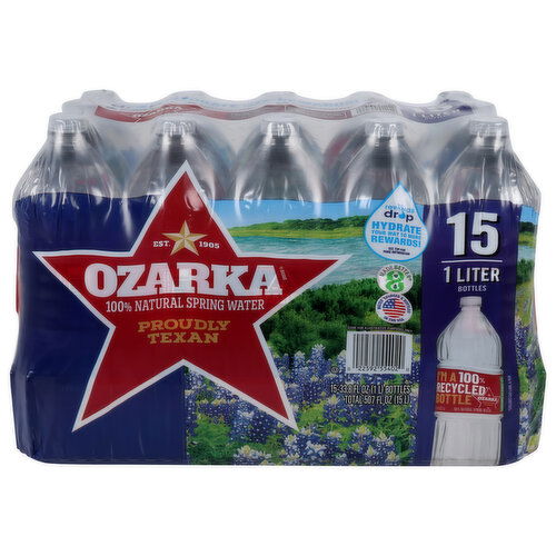 Ozarka Brand Spring - 33.8 Fluid Ounce - 15 Count