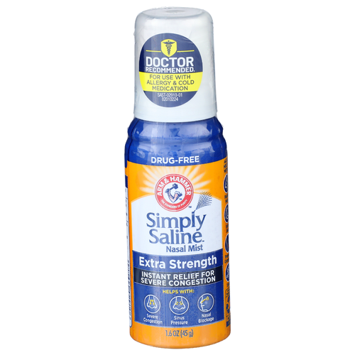 Arm & Hammer Simply Saline Extra Strength Nasal Mist - 1.6 Ounce