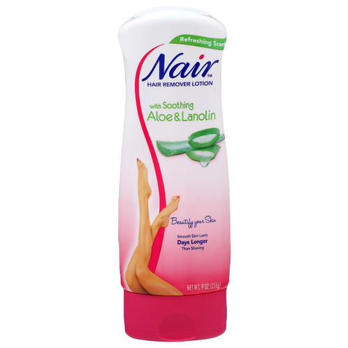Nair Hair Remover With Soothing Aloe & Lanolin Lotion - 9 Ounce