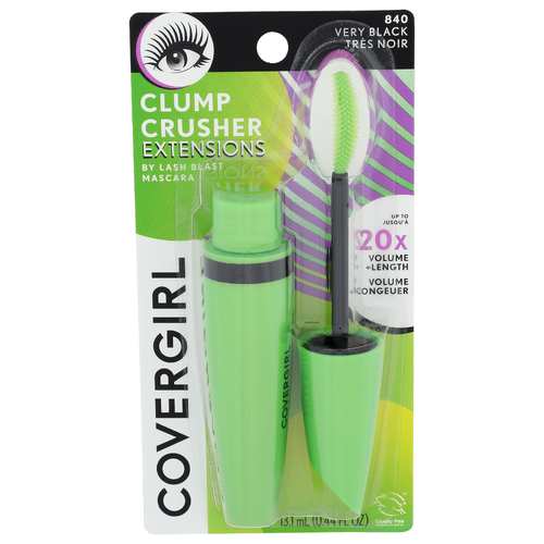 COVERGIRL 840 Very Black Clump Crusher Extensions By Lash Blast Mascara - 1 Each
