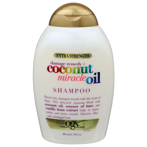 Ogx Damage Remedy + Coconut Miracle Oil Extra Strength Shampoo - 385 ml