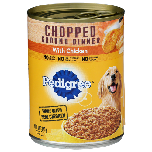 Pedigree With Chicken Chopped Ground Dinner - 13.2 Ounce