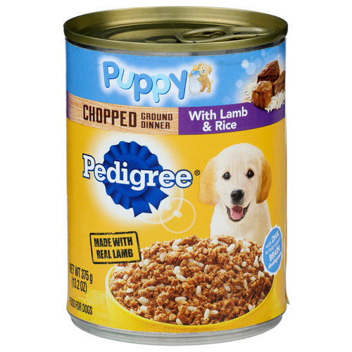 Pedigree With Lamb & Rice Puppy Chopped Ground Diner - 13.2 Ounce
