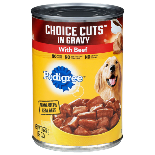 Pedigree With Beef In Gravy Choice Cuts - 22 Ounce