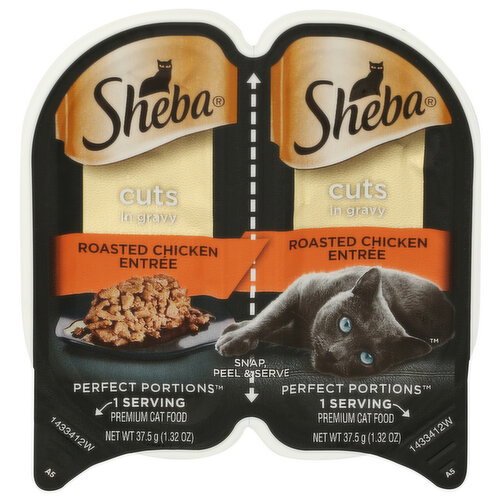 Sheba Chicken Perfect Portions Wet Cat Food Cuts In Gravy - 2 Count Image 1 of 4