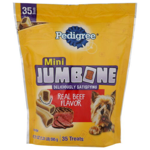 Pedigree Mini Jumbone Beef - 0.6 Ounce - 35 Count