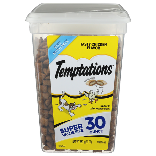 Temptations Dog Food, Tasty Chicken Flavor, Super Value Size - 850 Gram