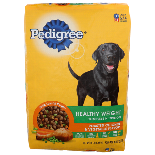 Pedigree Roasted Chicken & Vegetable Flavor Food For Adult Dogs - 14 Pound