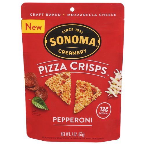 Sonoma Creamery Pepperoni Pizza Crisps - 2 Ounce