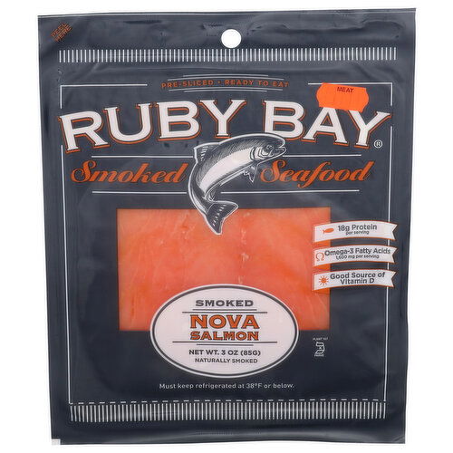 RUBY BAY Smoked Nova Salmon - 3 Ounce