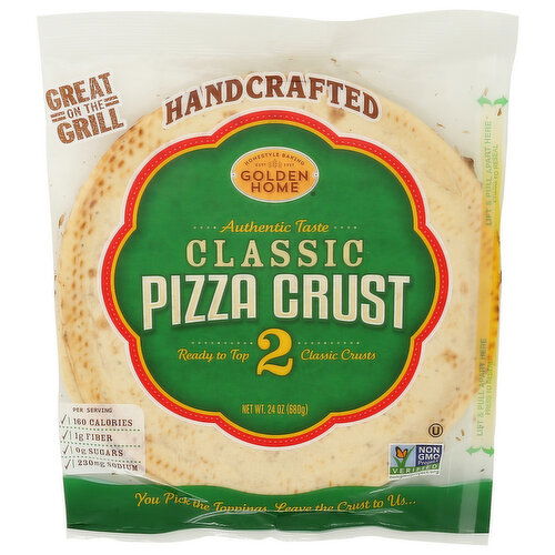 Golden Home Classic Pizza Crust - 12 Ounce - 2 Count Image 1 of 4