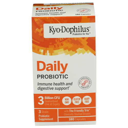 KYO-DOPHILUS Daily Probiotic Immune Health & Digestive Support - 180 Count