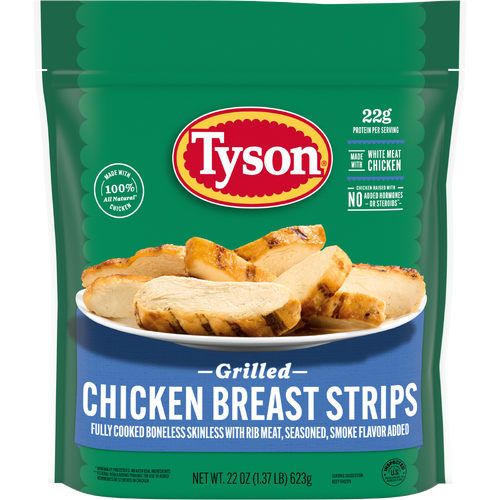 Tyson Grilled Chicken Breast Strips - 22 Ounce