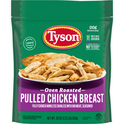 TYSON GRILLED AND READY Frozen Pulled Chicken Breast - 20 Ounce