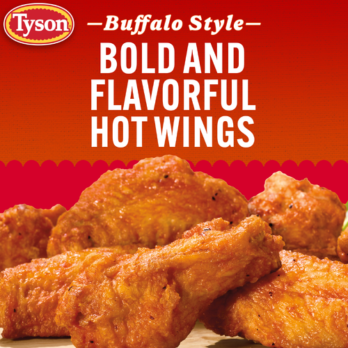 Tyson Anytizers Frozen Buffalo Style Hot Wings Bone-In - 22 Ounce
