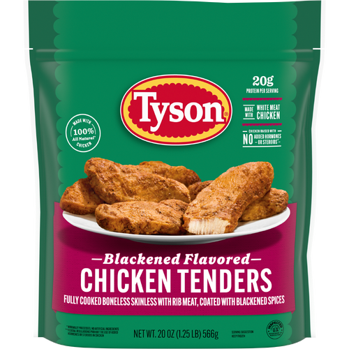 Tyson Frozen Blackened Flavored Chicken Tenders - 20 Ounce - 1 Count
