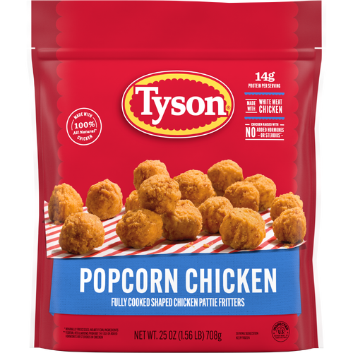 TYSON Frozen Popcorn Chicken - 25 Ounce
