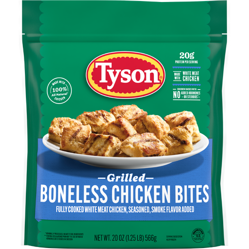 Tyson Grilled Boneless Chicken Bites - 20 Ounce