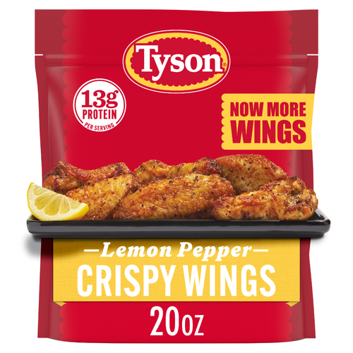 Tyson Frozen Lemon Pepper Crispy Wings - 20 Ounce