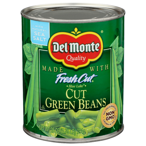 Del Monte Green Beans Cut Fresh - 28 Ounce