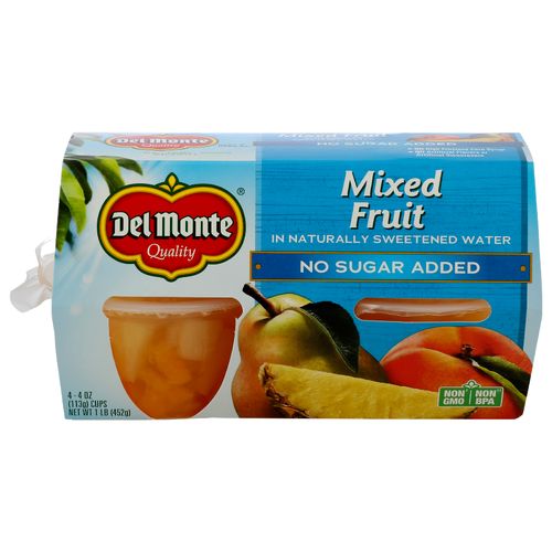 Del Monte Mixed Fruit - 4 Ounce - 4 Count