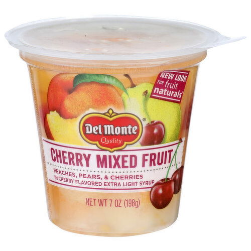 DEL MONTE Fruit Naturals Cup Cherry Mix - 7 Ounce