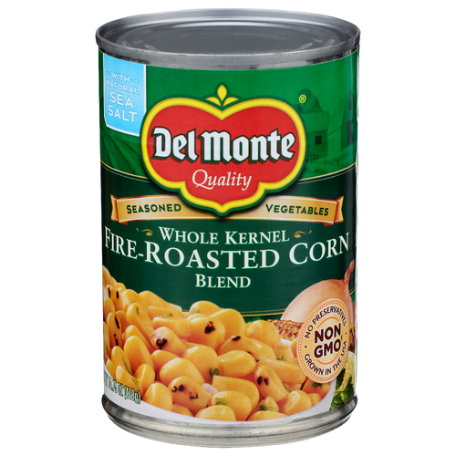 Del Monte Fire-Roasted Corn Whole Kernel Blend - 14.75 Ounce