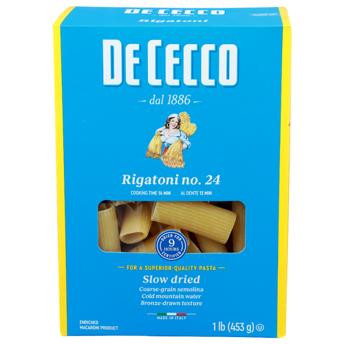 De Cecco Rigatoni No. 24 - 1 Pound