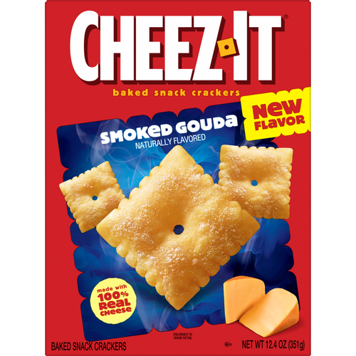 Cheez-It Smoked Gouda Baked Snack Crackers - 12.4 Ounce