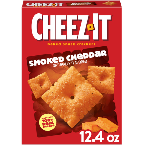 Cheez-It Smoked Cheddar Baked Snack Crackers - 12.4 Ounce Image 1 of 4