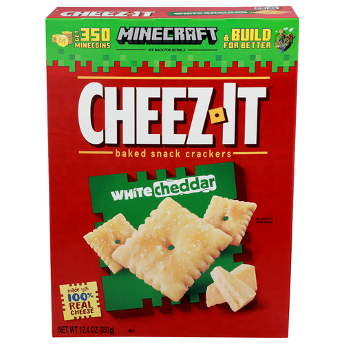 Cheez-It White Cheddar Baked Snack Crackers - 12.4 Ounce