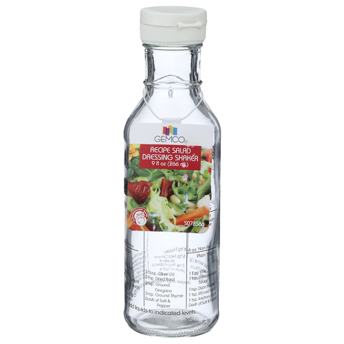 Gemco Recipe Salad Dressing Shaker - 9 Fluid Ounce Image 1 of 2