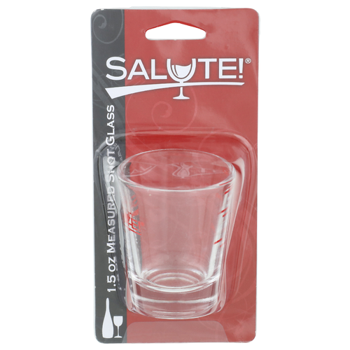 Salute! Measured Shot Glass - 1 Each