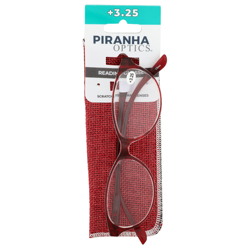 Piranha Optics Reading Glasses - 1 Each