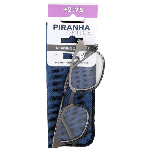 Piranha Optics +2.75 Reading Glasses +2.75 - 1 Each