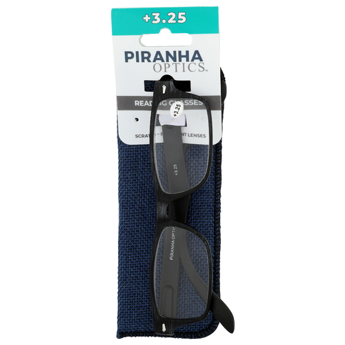 Piranha Optics Reading Glasses - 1 Each