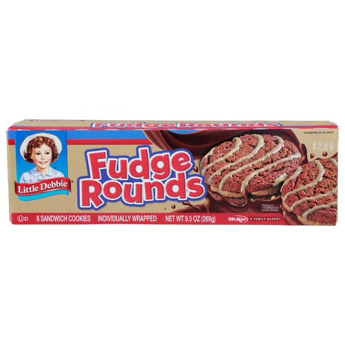 Little Debbie Fudge Rounds - 1.188 Ounce - 8 Count