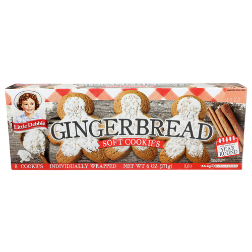 Little Debbie Soft Cookies Gingerbread - 0.75 Ounce - 8 Count
