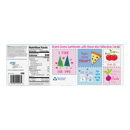Little Debbie Iced Valentine Brownies - 8.16 Ounce