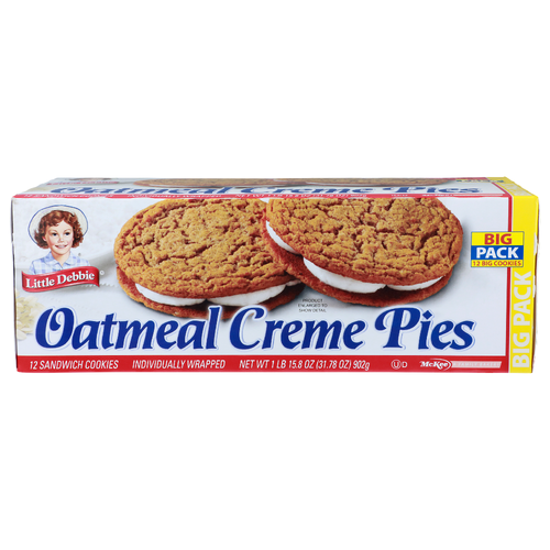 Little Debbie Oatmeal Creme Pies - 2.648 Ounce - 12 Count