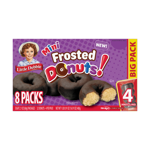 Little Debbie Big Pack Frosted Mini Donuts - 19.47 Ounce