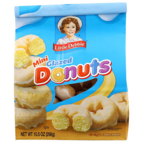 Little Debbie Mini Glazed Donuts - 10.5 Ounce
