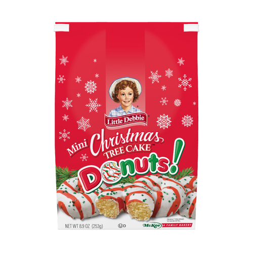 Little Debbie Family Pack Christmas Tree Mini Donuts - 8.9 Ounce