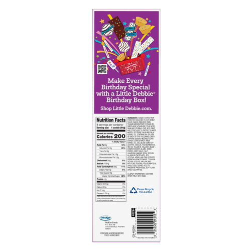 Little Debbie  Birthday Cake Creme Pies - 12.5 Ounce