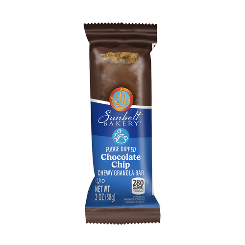 Sunbelt Fudge Dipped Chocolate Chip Granola Bar - 2 Ounce