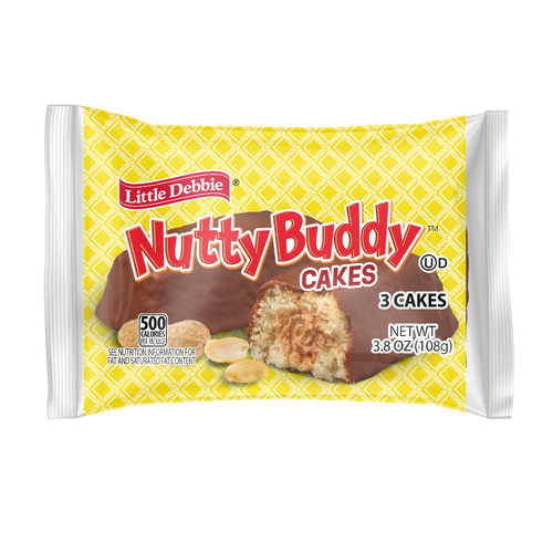 Little Debbie  Nutty Buddy Cakes - 4.3 Ounce